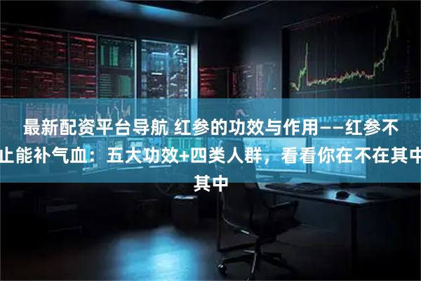 最新配资平台导航 红参的功效与作用——红参不止能补气血:五大功效+四类人群,看看你在不在其中